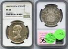 Europa 5 Pesetas (90) MPM Spain Silver Coin NGC MS60 5P Certified - JP613 -