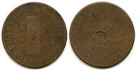 Collectibles Token Flint Michigan Washington Chapter 15 Masonic Penny Medal Freemason - E83 -