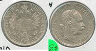 Europa One Florin Austria Silver Coin Franz Joseph I - SR842 -