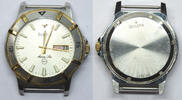 Sonstiges Bulova Marine Star C937355 Gold Silver Tone Wristwatch Head - Parts Repair J299 -