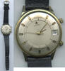 Sonstiges Jaeger LeCoultre Memodate Manual 50s 10k Gold-Filled Wrist Watch Bent Lug - B369 -