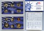 USA United States Proof Set 11 Coins U.S. Mint San Francisco State Quarters -