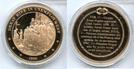 Exonumia Bronze Great Rise In Unemployment Proof Medal Round Franklin Mint - JL152 -