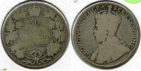 Kanada 50 Cents Canada Silver Coin - King George V - K206 -
