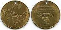 Exonumia Token St Lawrence Seaway Seagram's VO Canadian Whiskey Medal Round - K392 -