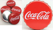 Sonstiges Lot of 4 Coca-Cola Coke 4 Tin Round Container Red Soda Pop Memorabilia Storage -