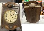 Sonstiges Seikosha Top Bell Hammer Chime Wall Clock Antique - ST393 -