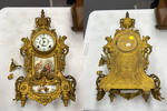Sonstiges Bronze New Haven Gilt Mantle Table Boudoir Clock Vintage - ST467 -