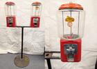 Sonstiges Dime Vintage Oak 10c Gumball Candy Vending Machine Dual Double Keys Stand JR066 -