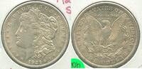 USA Dollar 1921-S Morgan Silver $1 San Francisco Mint - ER406 -
