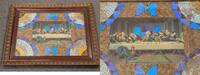 Sonstiges The Last Supper Butterfly Wings Moth Art Formanek Rio Framed Jesus Christ BC104 -