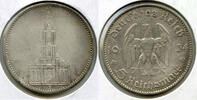 Europa Mark 1934-J Germany Silver Coin 5 Reichs - Toning Toned - Deutsches Reich - L514 -