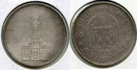 Europa Mark 1935-A Germany Silver Coin 5 Reichs - Toning Toned - Deutsches Reich - L515 -
