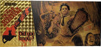 USA Banknoten Texas Chainsaw Massacre Horror $100 Note Novelty 24K Gold Plated Bill XX106 -