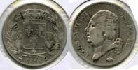 Europa 1819 France France Silver Coin - 5 Francs - Louis XVIII - P34 -