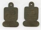 Exonumia Chicago Dog Registry Tag Vintage Antique - RK083 -