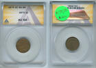 USA Indian Head Cent ANACS AU50 Certified Coin- RK102 -