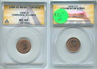 USA Indian Head Cent ANACS MS60 Details Corroded, Cleaned Certified Coin- RK120 -
