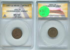 USA Indian Head Cent ANACS MS60 Environmental Damage Certified Coin- RK121 -