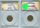 USA Indian Head Cent 1908-S ANACS VF30 Certified Coin- RK123 -