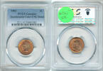 USA Indian Head Cent PCGS Genuine Questionable Color UNC Certified Coin- RK127 -