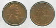 USA Cent 1934-P Lincoln Wheat Coin - RK201 -