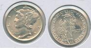 USA Dime 1939-D Mercury Silver Coin - RK218 -