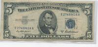 USA Banknoten $5 Silver 1953-A Certificate Blue Seal Note Currency - RK241 -