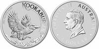 Anlagemünzen $1 Coin 2024 Australia Kookaburra 1 oz 9999 Silver BU Uncirculated Charles JP688 -