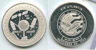 Anlagemünzen Medal Nasa 61B Atlantis Space Shuttle 999 Silver 1 oz Art Round - SR250 -