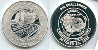 Anlagemünzen Medal Nasa 61A Challenger Space Shuttle Lab 999 Silver 1 oz Art Round-SR253 -