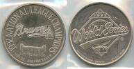 Anlagemünzen Medal World Series MLB Atlanta Braves 999 Silver 1 oz Art Round - SR256 -