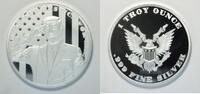 Anlagemünzen Medal Donald J Trump Liberty Justice Salute 999 Silver 1 oz MAGA Round - LH526 -