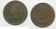USA Indian Head Cent Penny Copper Coin 1C - RK286 -