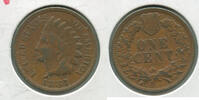 USA Indian Head Cent Penny Copper Coin 1C - RK288 -