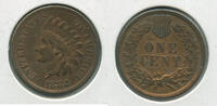 USA Indian Head Cent Penny Copper Coin 1C - RK289 -