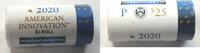USA 1 Dollar American Innovation $ Roll Massachusetts U.S Mint Philadelphia P196 -
