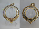 Sonstiges 50 peso 14K Gold Multi-Colored Mounting Bezel - RK307 -