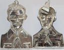 Sonstiges Sterling Jesus malverde Sinaloa Narco Saint Silver .925 Pendant - RK315 -
