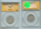 USA Standing Liberty Quarter Variety 1 ANACS VF20 Silver Coin - RK347 -