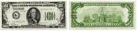 US Paper Money  1928-A $100 Federal Reserve Note Bank of Chicago Illinois - Low Serial - Q313