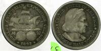 US Coins Half Dollar 1892 Columbian Exposition Silver - Commemorative Coin - Q374 -
