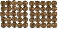 US Coins Cent 1982-P Lincoln Memorial  Penny Small Date 50-Coin Roll Unc... 56,29 EUR  zzgl. 23,34 EUR Versand