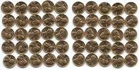 US Coins Cent 1960-D Lincoln Memorial  Penny 50-Coin Roll BU Red Pennies... 10,39 EUR  zzgl. 23,34 EUR Versand