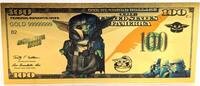 US Paper Money  Grogu Mandalorian Din Djarin Star Wars $100 24K Gold Foi... 3,42 EUR  zzgl. 23,34 EUR Versand