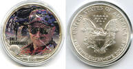 Bullion Dollar Dale Earnhardt 2001 American Eagle 1 oz Silver  Colored C... 108,25 EUR  zzgl. 23,34 EUR Versand