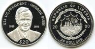 Bullion $20 Coin 2000 President George Bush  Liberia 999 Silver - L992  73,61 EUR  zzgl. 23,34 EUR Versand
