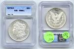 US Coins Dollar 1879-S Morgan Silver  ICG MS61 Certified Rev '79 San Fra... 94,71 EUR  zzgl. 23,20 EUR Versand