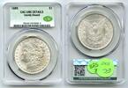 US Coins Dollar 1889 Morgan Silver  CAC Unc Details Harshly Cleaned - Ph... 86,10 EUR  zzgl. 23,20 EUR Versand