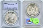 US Coins Dollar 1880-O Morgan Silver  PCGS AU58 Certified - New Orleans ... 116,23 EUR  zzgl. 23,20 EUR Versand